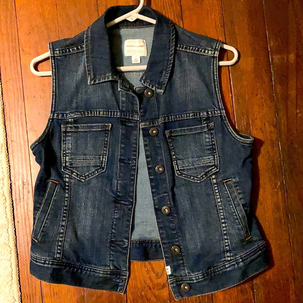denim vest - Melrose and Market
